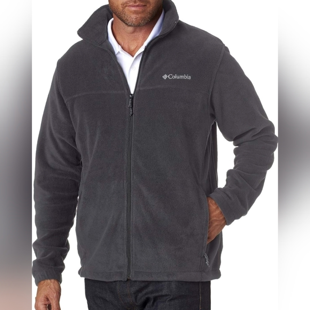 Columbia Steens Mountain Front-Zip Fleece Jacket Size XL Pre-owned MSRP $59.95
